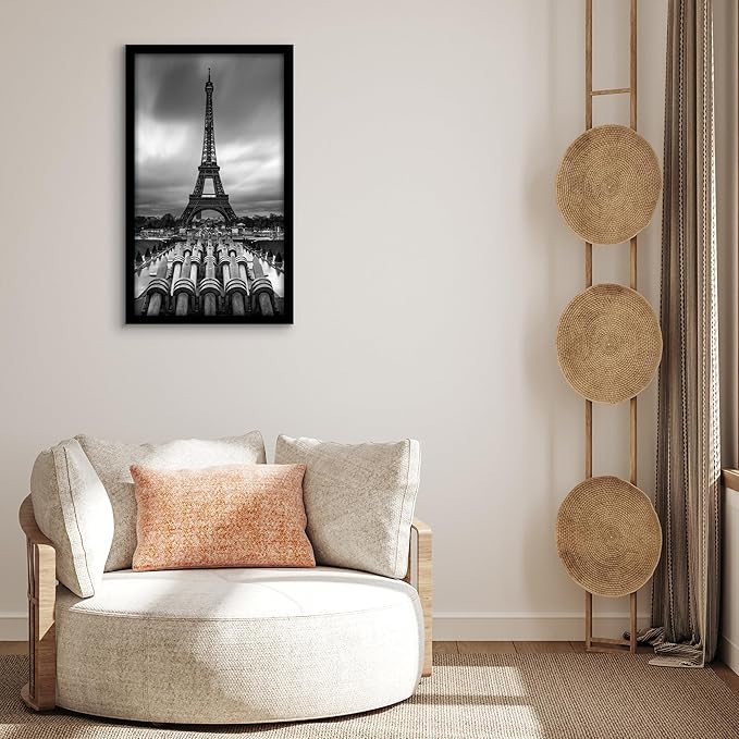 Americanflat 16x28 Picture Frame with Polished Plexiglass - Black Picture Frame - Wide Photo Frames Made of Engineered Wood for Vertical or Horizontal Wall Display - Epic Collection - Black