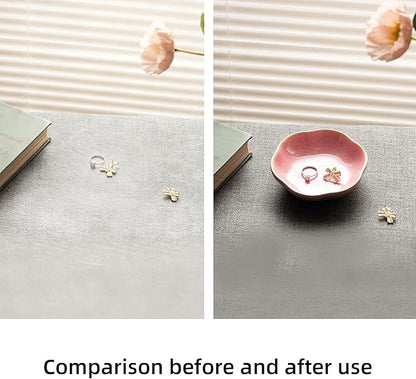 Ceramic Jewelry Tray Ring Holder Dish Floral Trinket Bowl for Women Girls Jewelry Organizer for Vanity Dresser Decor Wedding Birthday Gift for Her (pink)