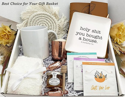 Housewarming Present-Funny Homeowner Keepsake from Real Estate Broker-Congratulation New House Gifts-Happy New Home Gift-Congrats First House Present-Jewelry Tray Trinket Holder Ring Dish