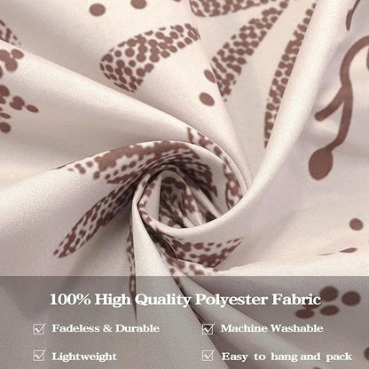 Fowocu Boho Floral Mandala Tapestry Wall Hanging Bohemian Flower Medallion Tapestry Aesthetic Beige Brown Hippie Indian Small Tapestries for Bedroom Living Room Dorm Decor 48 x 36 Inch