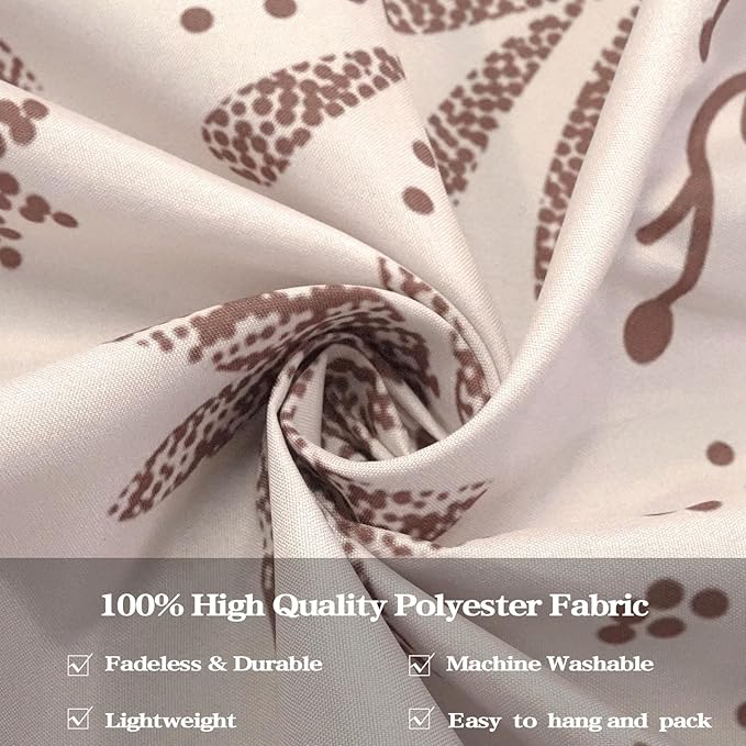 Fowocu Boho Floral Mandala Tapestry Wall Hanging Bohemian Flower Medallion Tapestry Aesthetic Beige Brown Hippie Indian Small Tapestries for Bedroom Living Room Dorm Decor 90 x 68 Inch