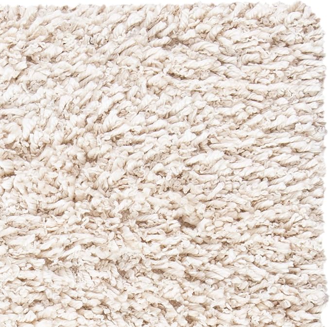 SAFAVIEH Sheep Shag Collection 5' x 8' Ivory SSG212A Handmade 1-inch Thick Area Rug