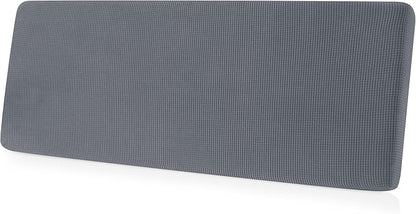 CHUN YI Medium Couch Cushion Cover Stretch for Loveseat, Sofa Seat Slipcovers for Pets, Suitable for Armchair Loveseat Sofa with Spandex Jacquard Washable Fabric(Medium,Light Grey)