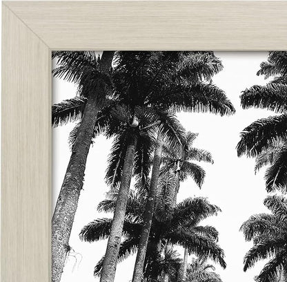 Americanflat 22x28 Poster Frame with Polished Plexiglass - Wide Picture Frames Made of Engineered Wood for Vertical or Horizontal Wall Display - Epic Collection - Light Wood
