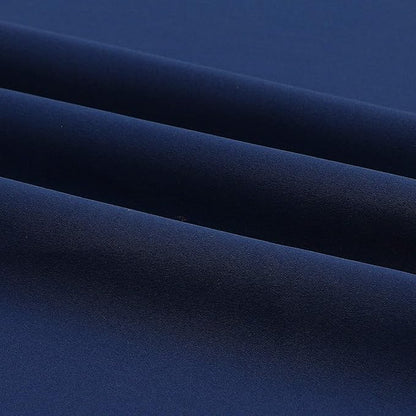 DUALIFE Navy Blue Blackout Curtains 54 Inch Length for Bedroom Thermal Insulated Blue Solid Window Drapes with Grommet Curtains Panels for Living Room Boys Kids Room 52 x 54 Inches Long