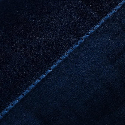NiNi ALL Decorative Throw Pillow Covers Velvet 20x30 Inch Pack of 2 Dark Blue Cushion Covers Soft for Couch Sofa Bedroom Living Room Outdoor