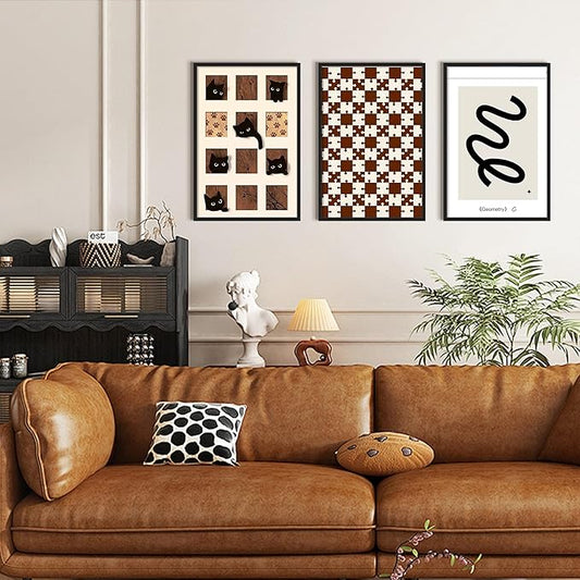 upsimples 20x30 Picture Frame Set of 5, Display Pictures 16x24 with Mat or 20x30 Without, Wall Gallery Photo Frames, Black