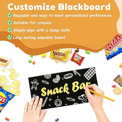 Chip Rack Display Stand, 6 Tiers 50 Clips Snack Organizer, 360° Rotating Wood Base Candy Display Rack, Portable Retail Display Shelf for Countertop, Office, Store, Kitchen, Party