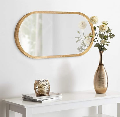 Kate and Laurel Travis Capsule Framed Wall Mirror