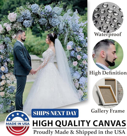 TreeDeal Custom Canvas Prints with Your Photos, Framed 24” x 24” Personalized Pictures Print, Customized Photo to Canvas Wall Art Ideal for Home Decor Gift Wrapping Pets Family Baby Wedding