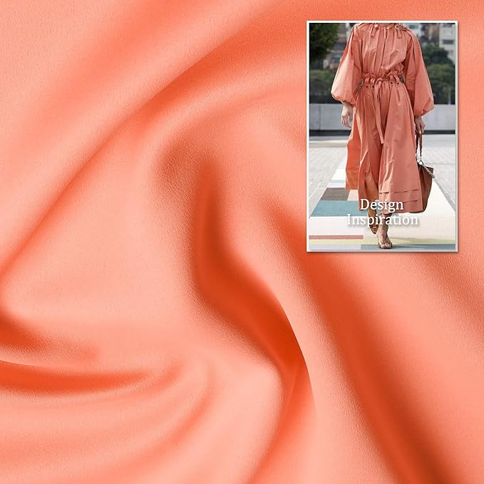 DUALIFE Coral Curtains 63 Inches Long 2 Panels Set - Room Darkening Window Curtain Panels for Living Room 52 W x 63 L Inch Burnt Coral