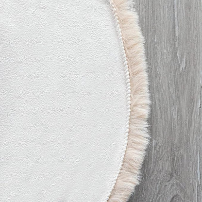 Light Brown Beige Fluffy Faux Fur Rugs for Bedroom Washable Furry Rug for Living Room Indoor Sheepskin Area Rugs 4x6 Nursery Rug