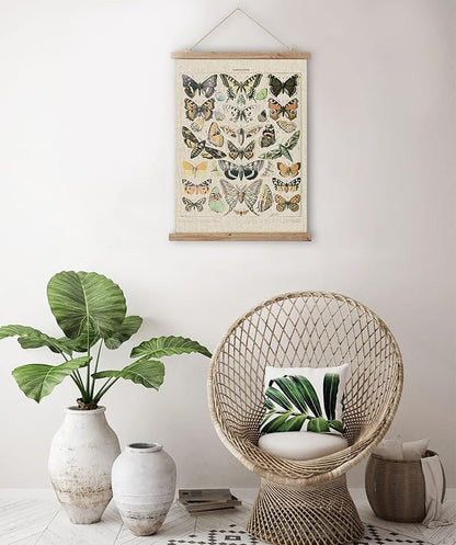 ABoby Hanging Posters, Decorative Wall Art Prints, Fabric Tapestries With Wood Frames, Ready to Hang (16" x 24" x 1 Panels, Artwork - 11)