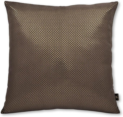 LL LEATHER LOVERS Star Sparkling Suede Pillow Cover, Square Soft Golden Metallic Throw Pillow Covers, Pillow Cases for Home Décor, Sofa, Couch Chair, Car (20x20 Inches, Sparkling Dark Grey Pack of 1)