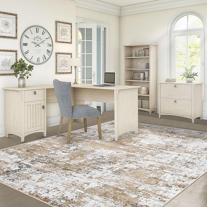 5x7 Area Rugs for Living Room, Washable Modern Abstract Large Area Rug Neutral Soft Non Slip Kids Rug Stain Resistant Indoor Carpet for Bedroom Nursery Dining Room Home Office(Beige, 5'x7')