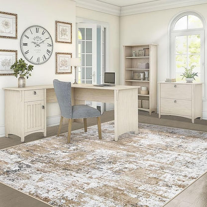 5x7 Area Rugs for Living Room, Washable Modern Abstract Large Area Rug Neutral Soft Non Slip Kids Rug Stain Resistant Indoor Carpet for Bedroom Nursery Dining Room Home Office(Beige, 5'x7')