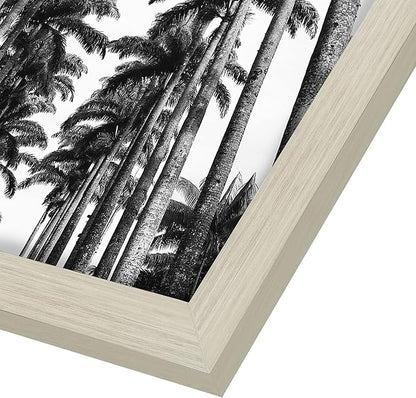 Americanflat 22x28 Poster Frame with Polished Plexiglass - Wide Picture Frames Made of Engineered Wood for Vertical or Horizontal Wall Display - Epic Collection - Light Wood