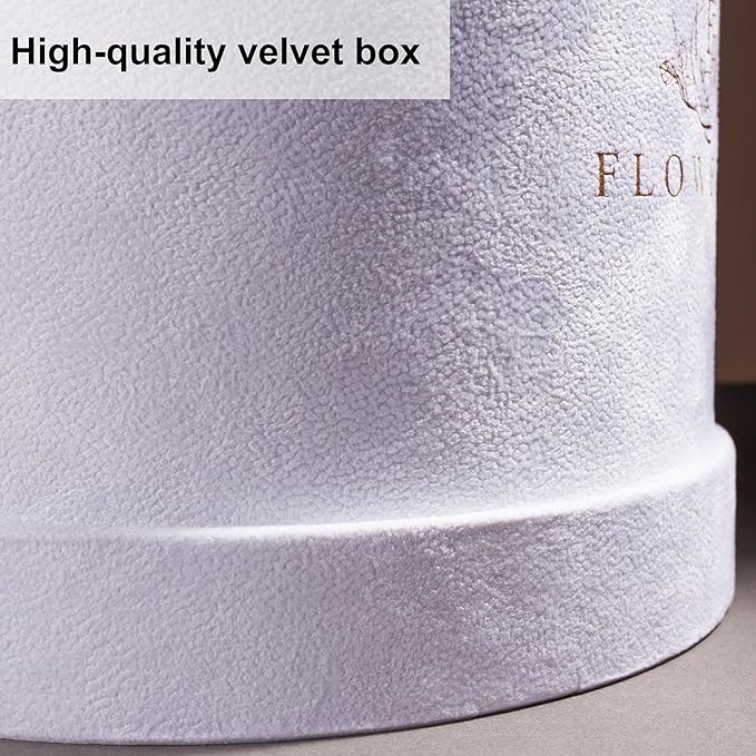 27 Flowers in a Luxury Suede Box, Birthday Gifts for Women, Preserved Flowers, Mothers Day Roses Gift for Mom, Light Pink