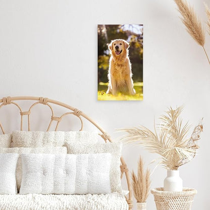 YYYYHPP Canvas Prints with Your Photos, Personalized Photo to Canvas Wall Art,Canvas Printing for Wedding, Family, Baby, Pets, Home Office Decor, Wrapped Frame 18"x30"