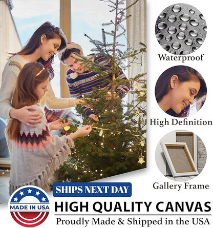 TreeDeal Custom Canvas Prints with Your Photos, Framed 20” x 30” Personalized Pictures Print, Customized Photo to Canvas Wall Art Ideal for Home Decor Gift Wrapping Pets Family Baby Wedding