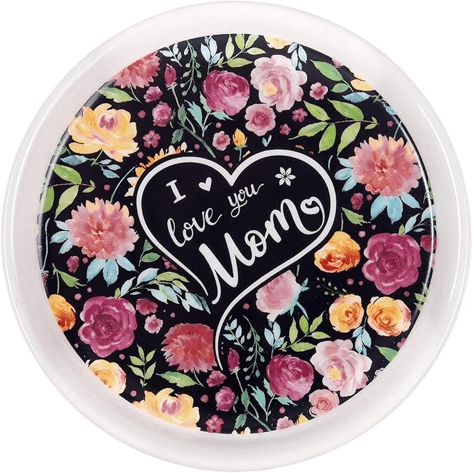 Potiera Ceramic Jewelry Tray, Decorative Ring Holder, Trinket Dish for Earrings Necklaces Watch Keys, Mother of the Bride Wedding Gifts, Mother's Day Birthday Christmas Gifts for Mom from Daughter
