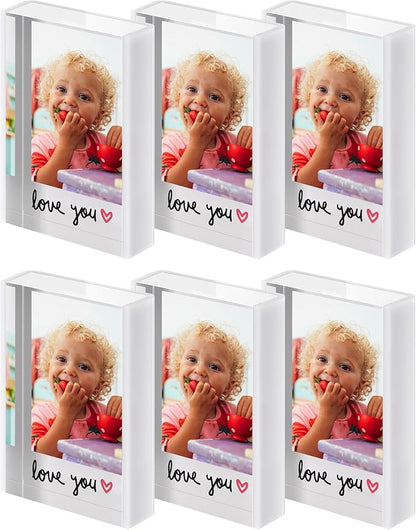 WINKINE Instax Frame, Polaroid Picture Frames for Fujifilm Instax Mini Films or Polaroid Films, 2x3 acrylic Photo Display for Home Decor, Mini Picture Holder for Photo Display