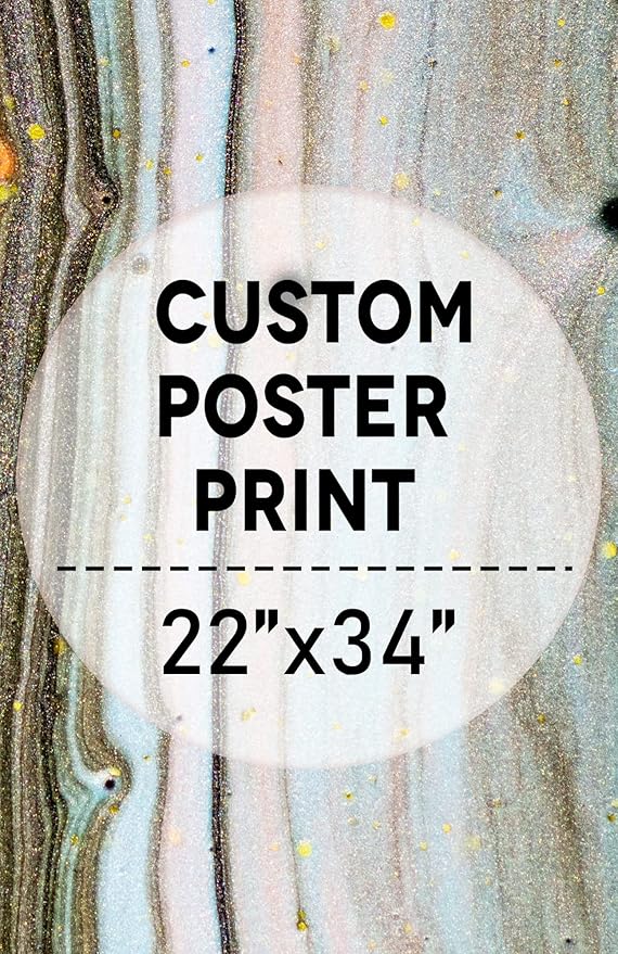 wall26 Custom Poster Prints - Upload Your Image/Photo, Personalized Photo to Poster Printing, Durable and Waterproof, Home Decor Wall Art Prints - 22x34 inches