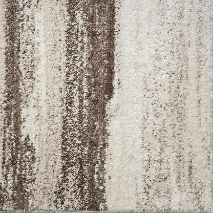 LUXE WEAVERS Rug Modern Area Rug Stain Resistant, Brown/Size 6x9