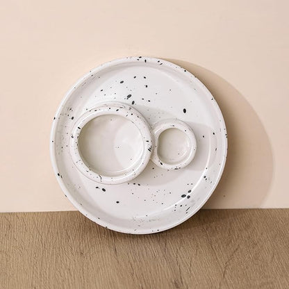 Ceramic Incense Holder, Palo Santo and Sage Holder, Vertical Stick Incense Burner, Inscents Ash Catcher for Spa Yoga Meditation Home Decor, Modern Minimalist White