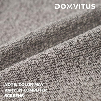 DOMVITUS Luxury Decorative Throw Pillow Cover 18 x 18 Inch Textured Boucle Square Sofa Couch Pillow for Living Room Woven Accent Cushion Case, 1PC, Sand Grey