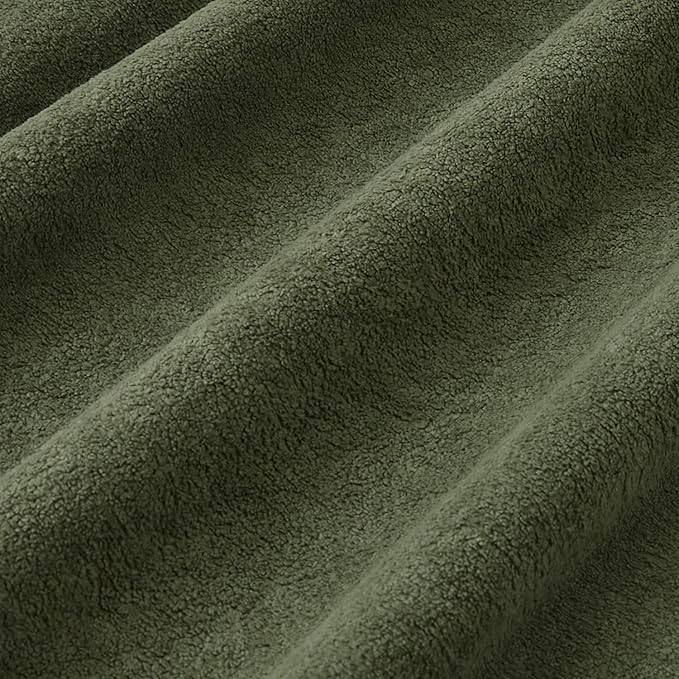Kevin Textile Waterproof Decorative Pillow Covers Olive Green 22x22 Inch Pack of 2 Soft Boucle Textured Euro Pillowcases Elegant Accent Pillows for Couch Sofa Chair Bed Home Decor Indoor Outdoor