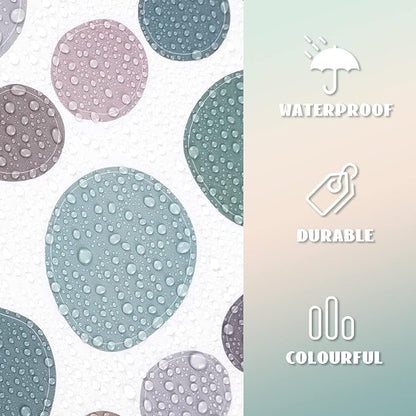 Epakh 296 Pcs Polka Dots Wall Decal Boho Rainbow Kids Playroom Wall Decor Gifts, Colorful Nursery Room Bedroom Classroom Watercolor Decal Art, Peel and Stick Modern Decor Sticker(Light Colors)