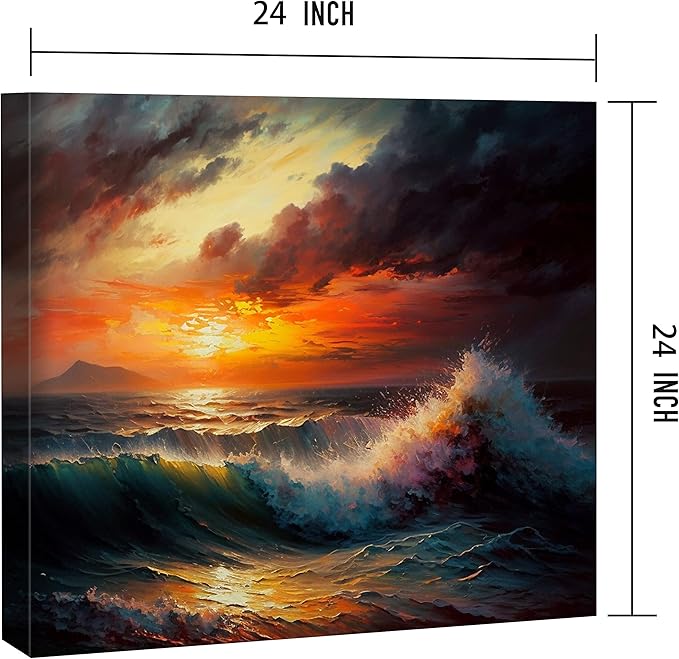 24" x 24" Personalized Photo to Canvas Print Wall Art - Custom Your Picture on Wall Art
