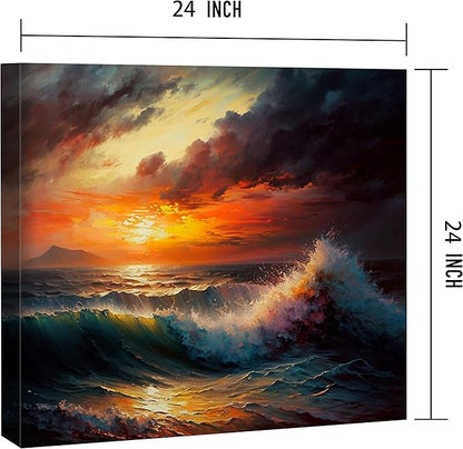 24" x 24" Personalized Photo to Canvas Print Wall Art - Custom Your Picture on Wall Art