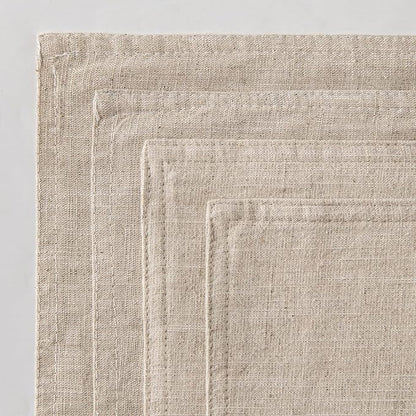 MIULEE Beige Linen Pillow Covers Pack of 4 Decorative Natural Solid Throw Pillow Covers Soft Accent Boho Farmhouse Couch Pillowcases Modern Spring Home Decors for Living Room Bed Sofa 18x18 Inch