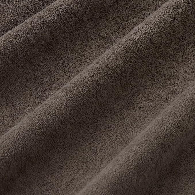 Kevin Textile Waterproof Decorative Pillow Covers Coco Brown 24x24 Inch Pack of 2 Soft Boucle Textured Euro Pillowcases Elegant Accent Pillows for Couch Sofa Chair Bed Home Decor Indoor Outdoor
