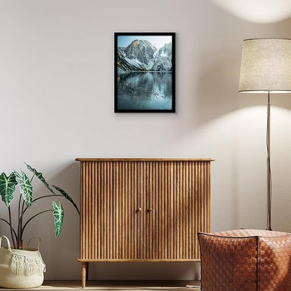 Americanflat 14x19 Picture Frame with Polished Plexiglass - Black Picture Frame - Wide Photo Frames Made of Engineered Wood for Vertical or Horizontal Wall Display - Epic Collection - Black