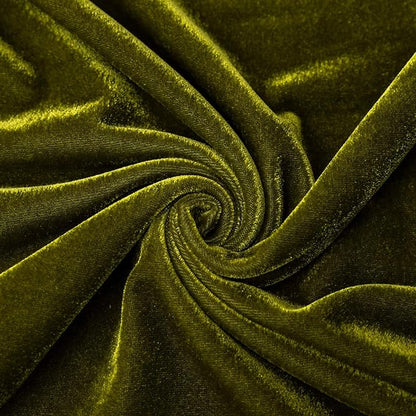 Velvet Throw Pillow Cover Soft Decorative Luxurious Solid Square Cushion Case for Sofa Couch Bedroom Farmhouse,Pack of 2, 18 x 18 Inches, Olive Green