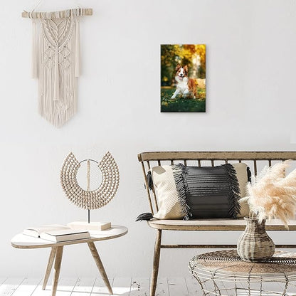 YYYYHPP Canvas Prints with Your Photos, Personalized Photo to Canvas Wall Art,Canvas Printing for Wedding, Family, Baby, Pets, Home Office Decor, Wrapped Frame 8"x12"