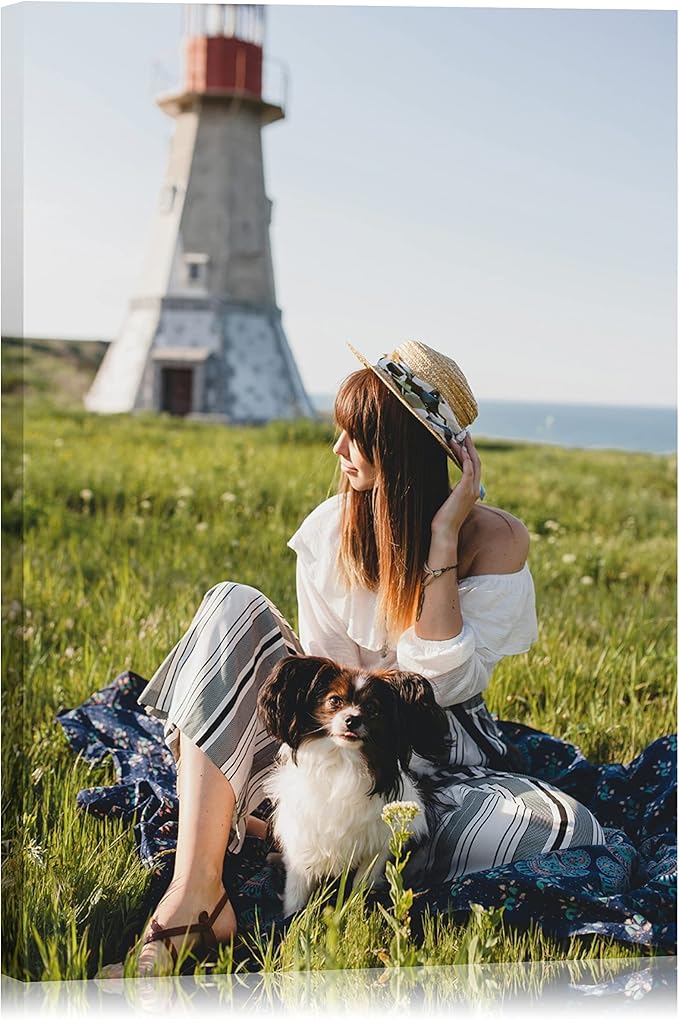 24" x 36" Personalized Photo to Canvas Print Wall Art - Custom Your Picture on Wall Art