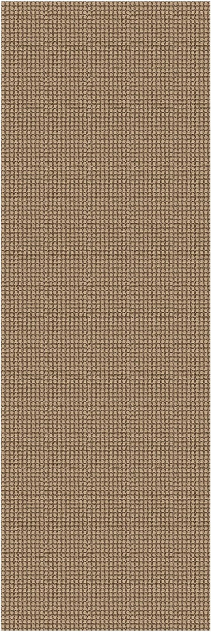 IOHOUZE Washable Runner Rug 2x7 Non Slip Rubber Backed Runners for Hallways Entryway Runner Indoor, Kitchen Rugs Woven Cotton Floor Carpet for Hall Entrance Bedroom, Orange/Tan/Brown