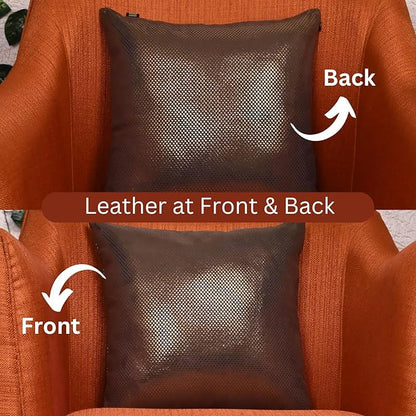 LL LEATHER LOVERS Star Sparkling Suede Pillow Cover, Square Soft Golden Metallic Throw Pillow Covers, Pillow Cases for Home Décor, Sofa, Couch Chair, Car (18x18 Inches, Sparkling Dark Grey Pack of 1)