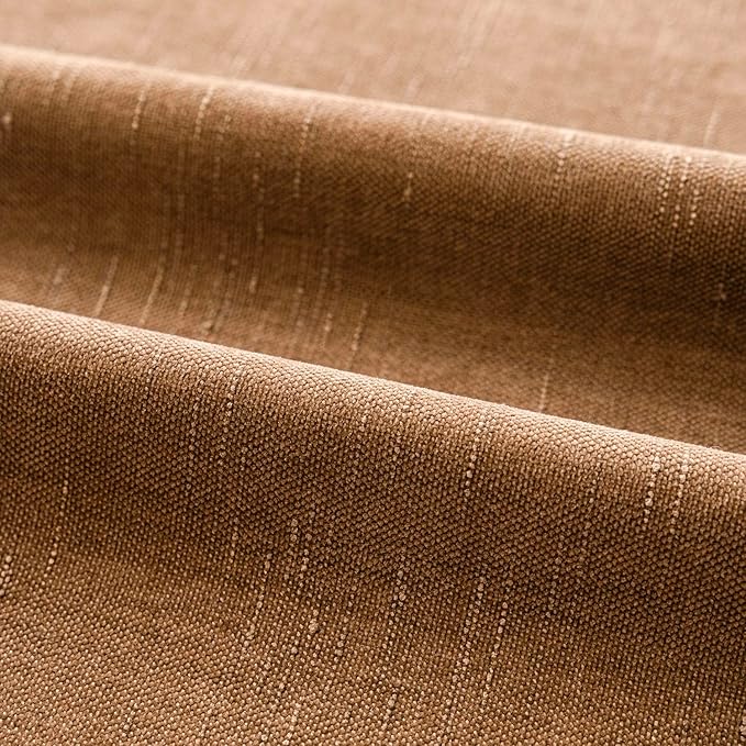Foindtower Pack of 2 Soft Textured Throw Decorative Pillow Covers Square Accent Solid Cushion Cover Cozy Farmhouse Pillow Case with Zippe for Couch Sofa Bed Living Room 20x20 Inch, Bronze