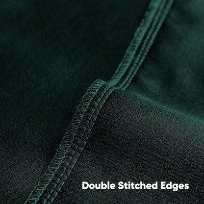 FUTEI Teal Chenille Decorative Throw Pillow Covers 26x26 Inch Set of 2,Soft Cozy Faux Linen Textured Euro Pillow Shams,Farmhouse Home Decor for Couch Living Room