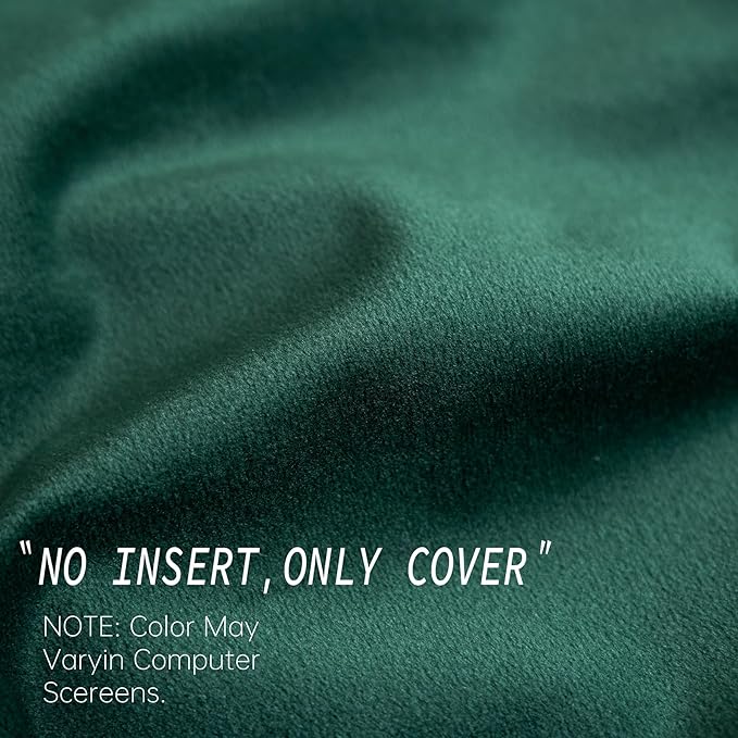 LIGICKY Christmas Long Lumbar Pillow Cover 14x36 inch Red Velvet Dark Green Rope Edging Throw Pillow Covers Decorative Rectangular Body Pillow Case Accent Textured Cushion Cover for Bed Couch