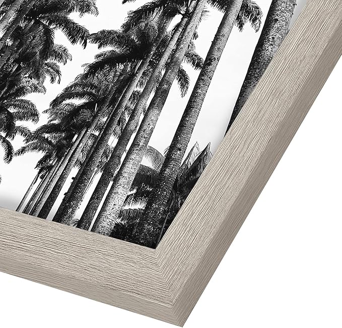 Americanflat 22x28 Poster Frame with Polished Plexiglass - Wide Picture Frames Made of Engineered Wood for Vertical or Horizontal Wall Display - Epic Collection - Driftwood