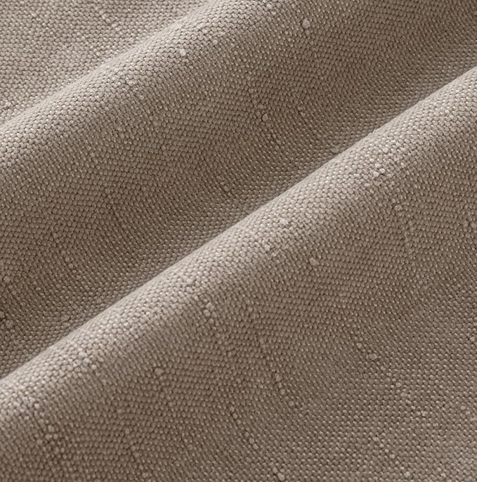 MIULEE Pack of 2 Decorative Throw Pillow Covers Soft Chenille Throw Pillows Solid Textured Cushion Covers for Couch Sofa Bedroom Living Room 18x18 Inch, Light Taupe