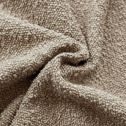 Foindtower Decorative Textured Boucle Throw Pillow Covers Accent Solid Pillow Cases Neutral Soft Cozy Couch Cushion Case for Chair Sofa Bedroom Living Room Home Decor 16x16 Inch,1PC,Light Khaki Tan