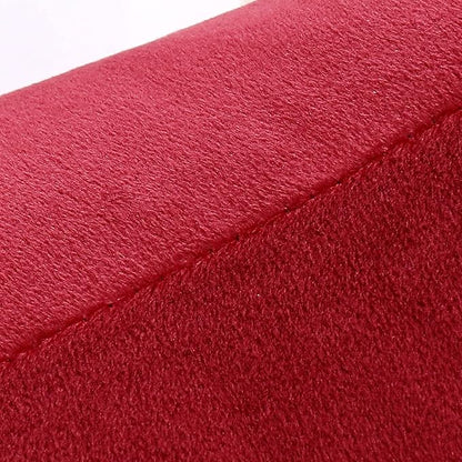 NiNi ALL Decorative Throw Pillow Covers Velvet 28x28 Inch Pack of 2 Burgundy Red Cushion Covers Soft for Couch Sofa Bedroom Living Room Outdoor