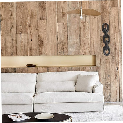 Rustic Wooden Chain Link Decor Home Decor for Living Room Aesthetic Handmade Home Ornament